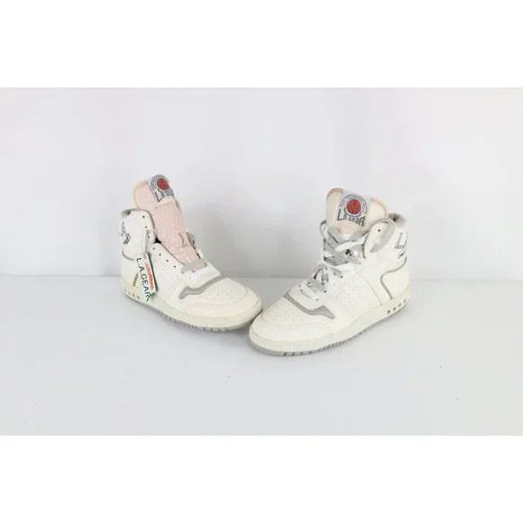 Gear Shoes Nos Vtg 9s La Gear Mens Spell Out High Top